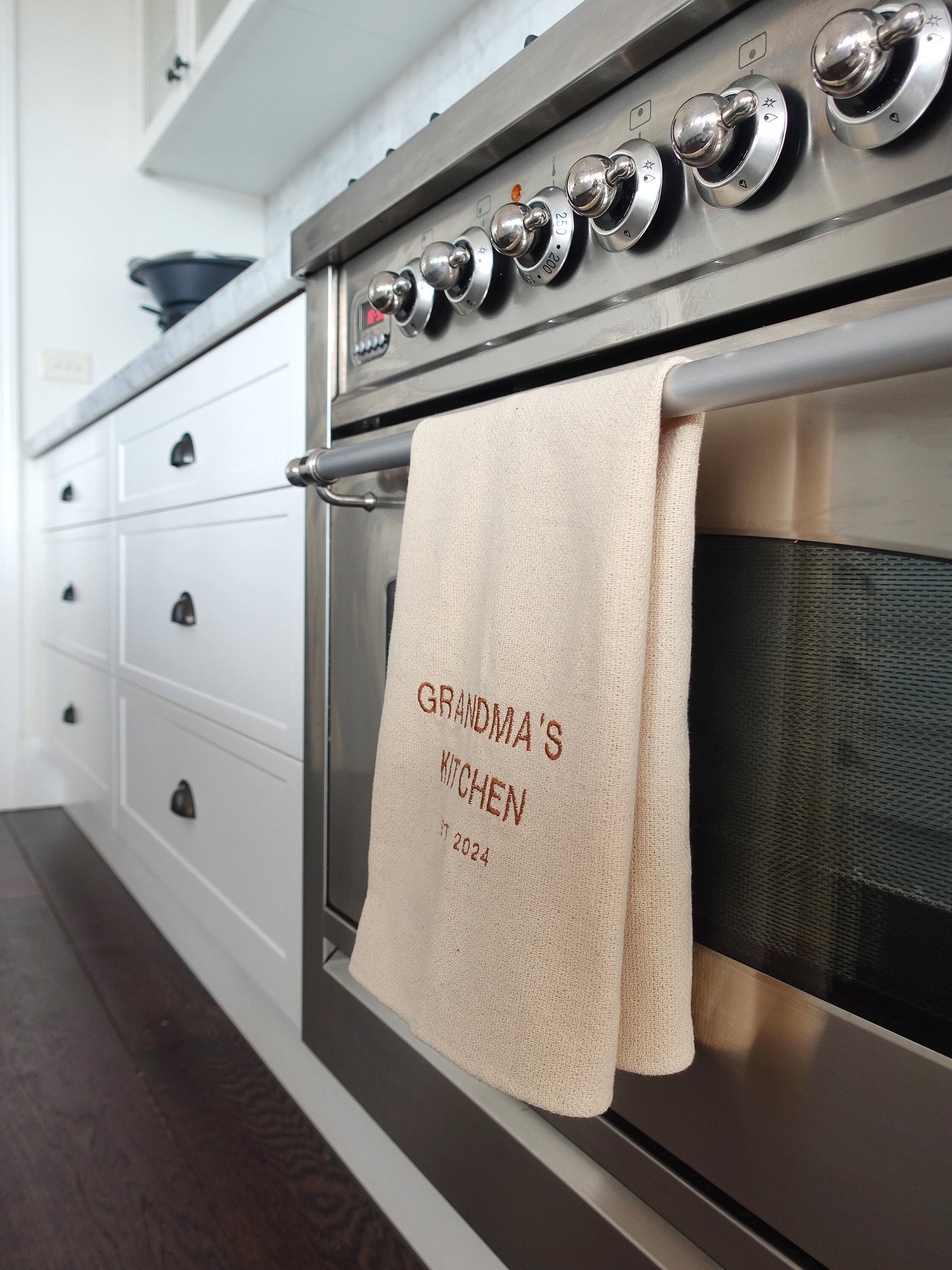 Personalized Embroidery Tea Towel