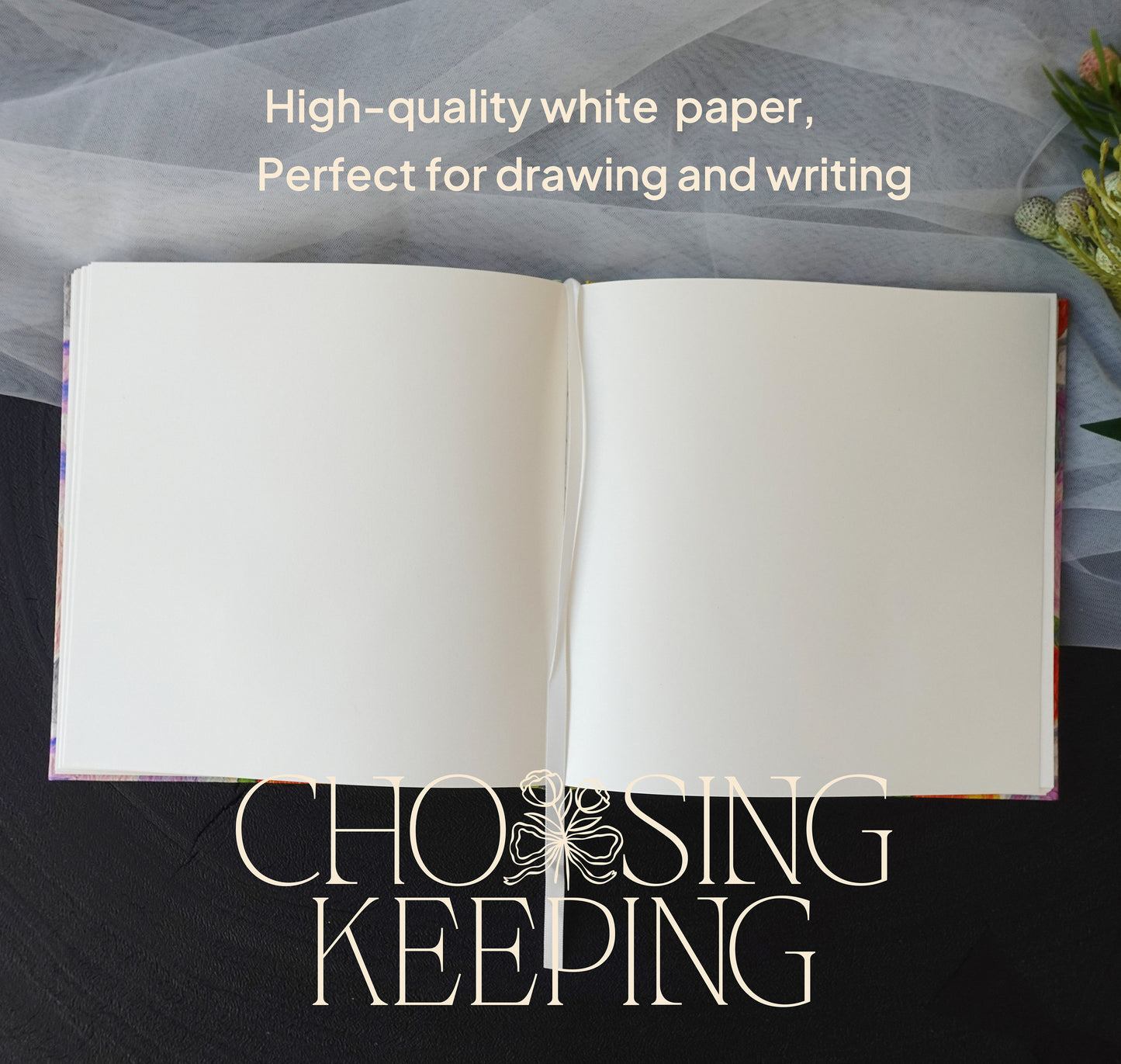 Personalized Floral Notebook, Journal