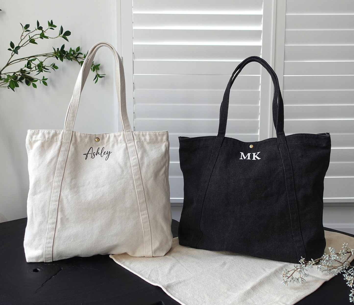 Personalized Canvas Tote Bag
