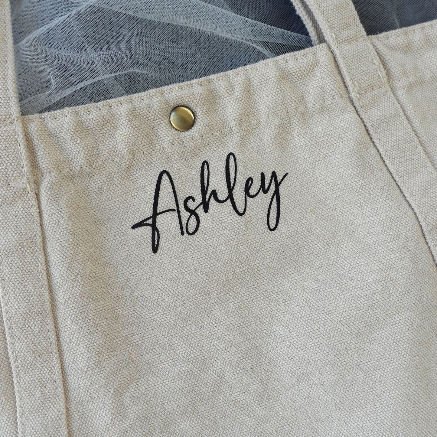 Personalized Canvas Tote Bag