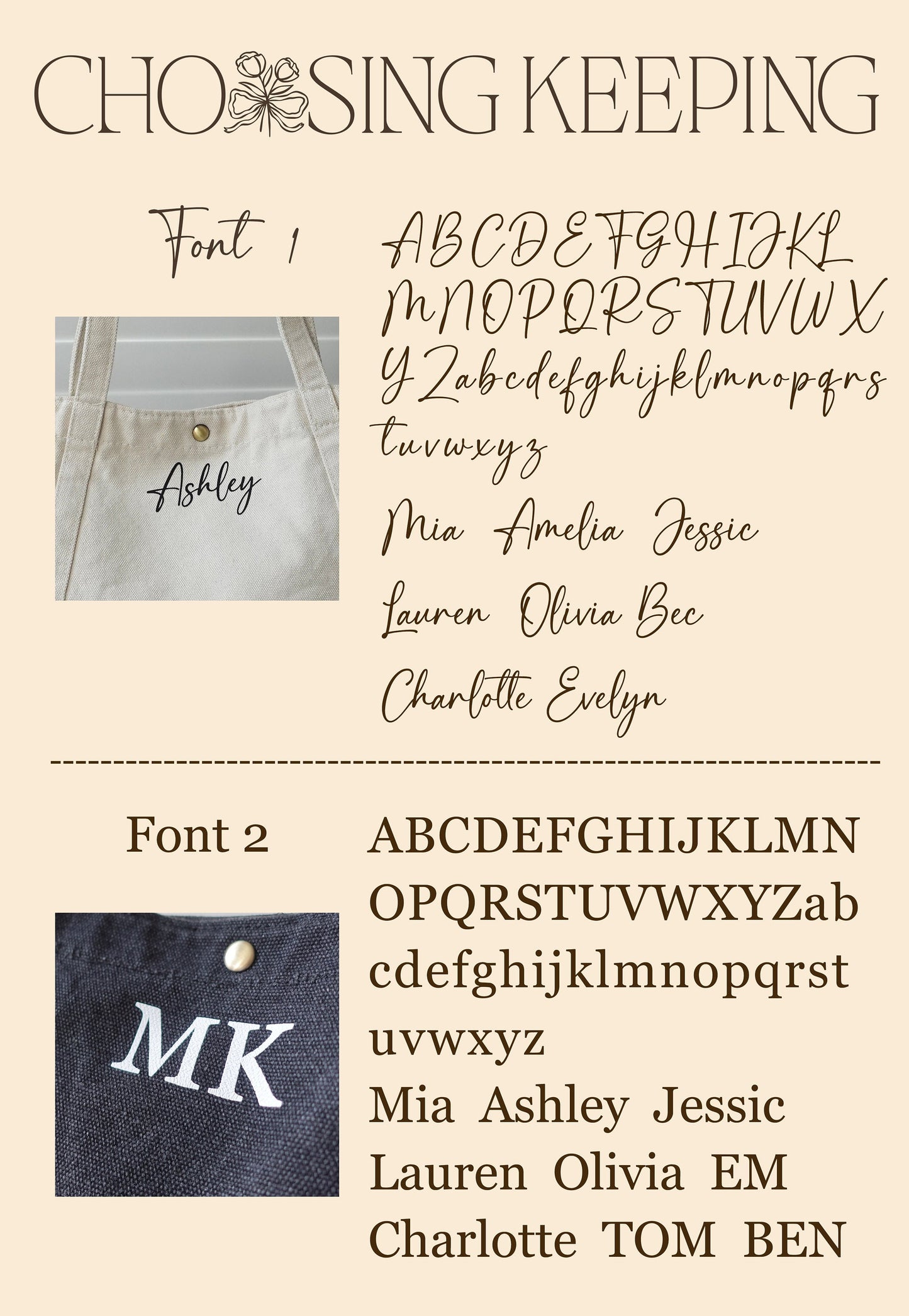Personalized Canvas Tote Bag