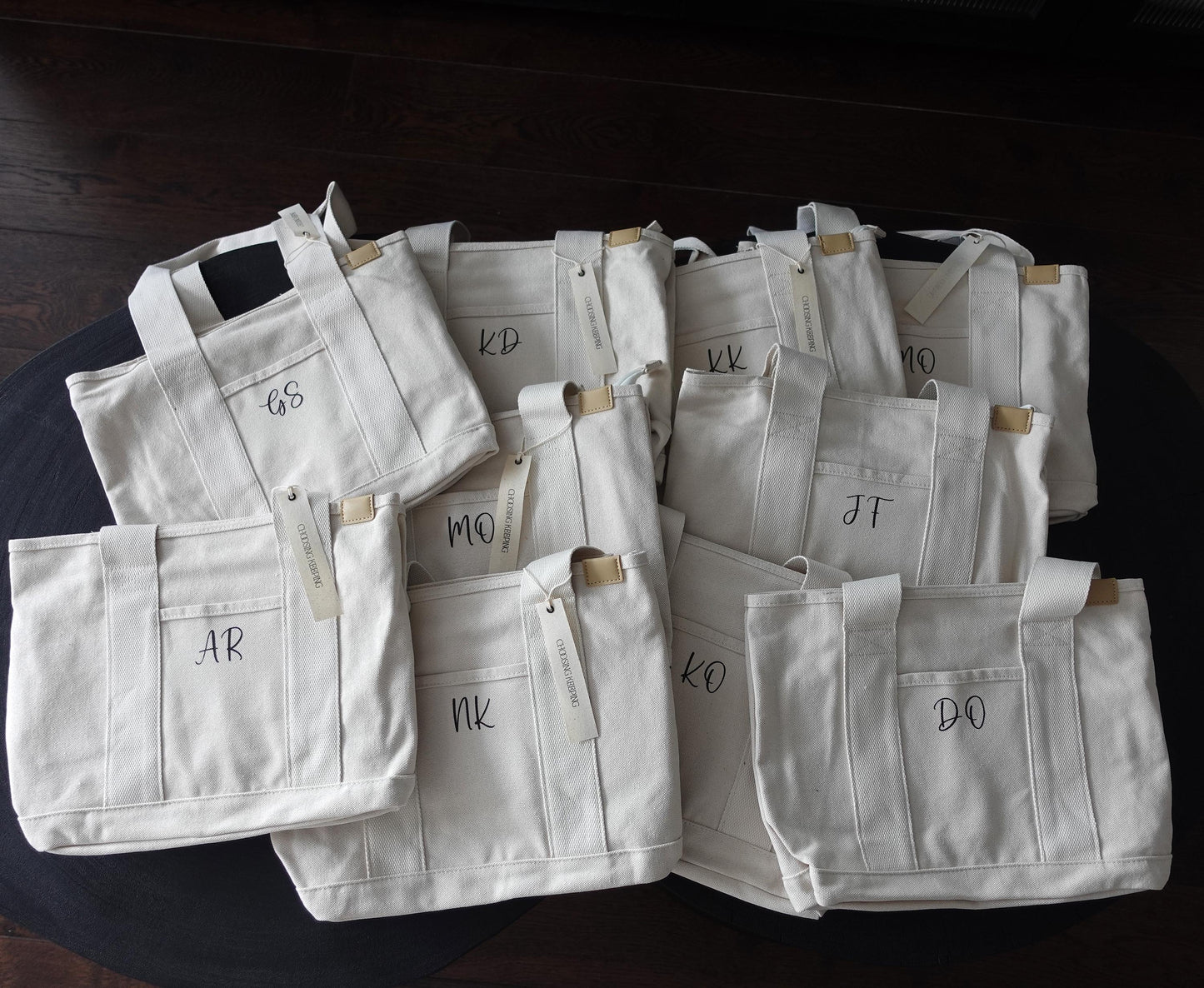 Personalized Canvas Tote Bag, Fits A4
