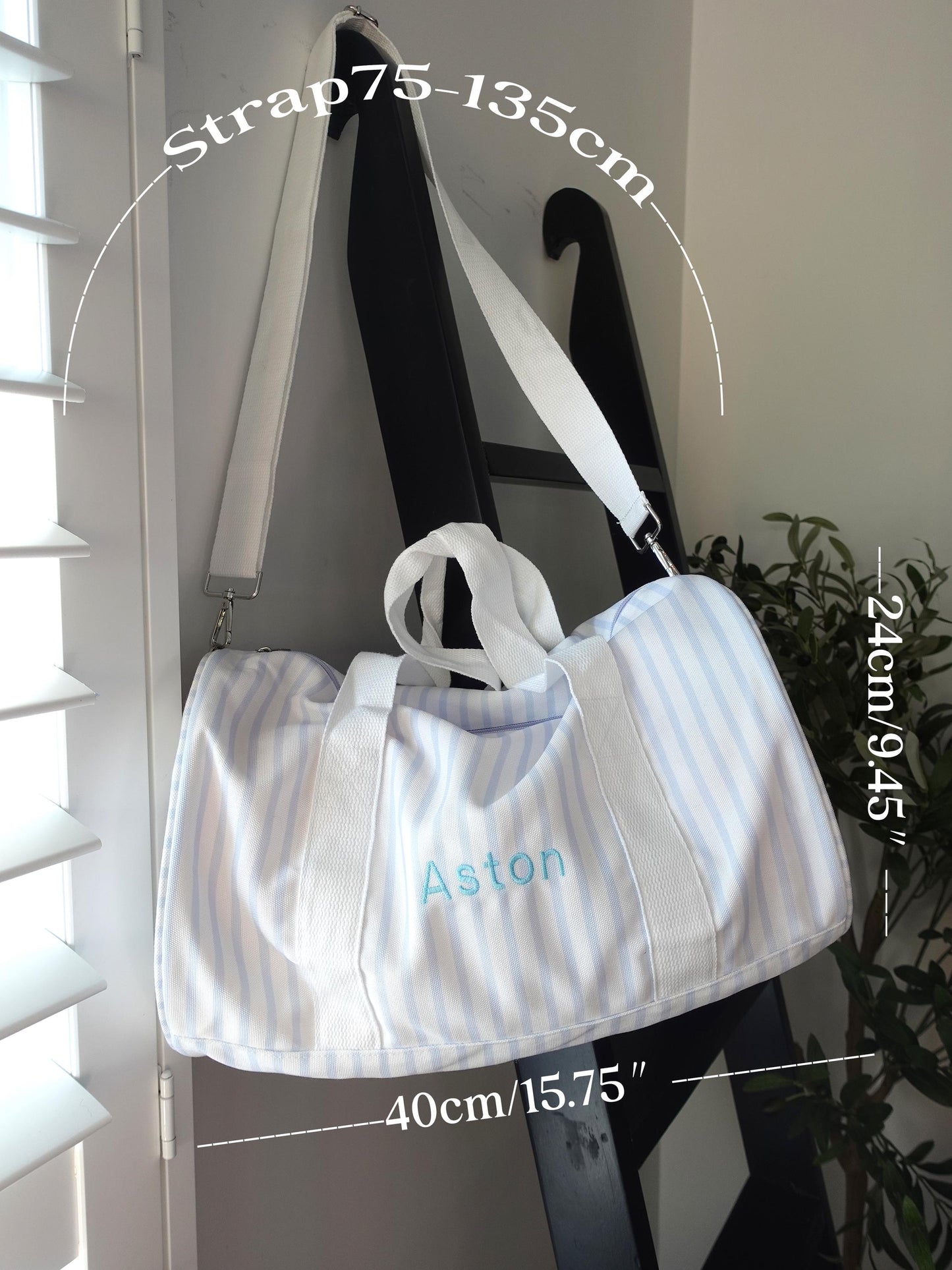 Personalized Kids Duffel Bag,Embroidered Name