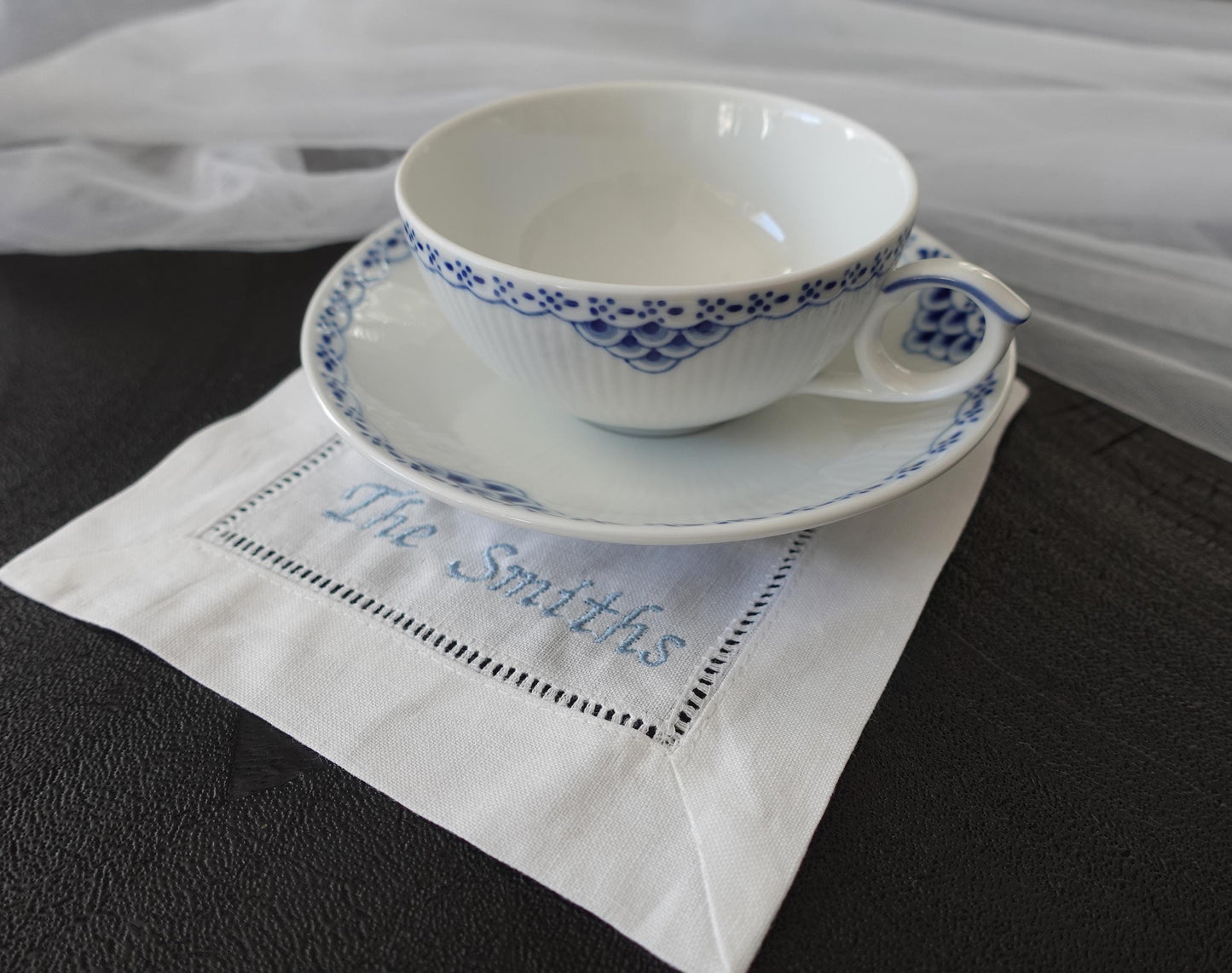 6x6″ Personalized Embroidered Cocktail Napkins