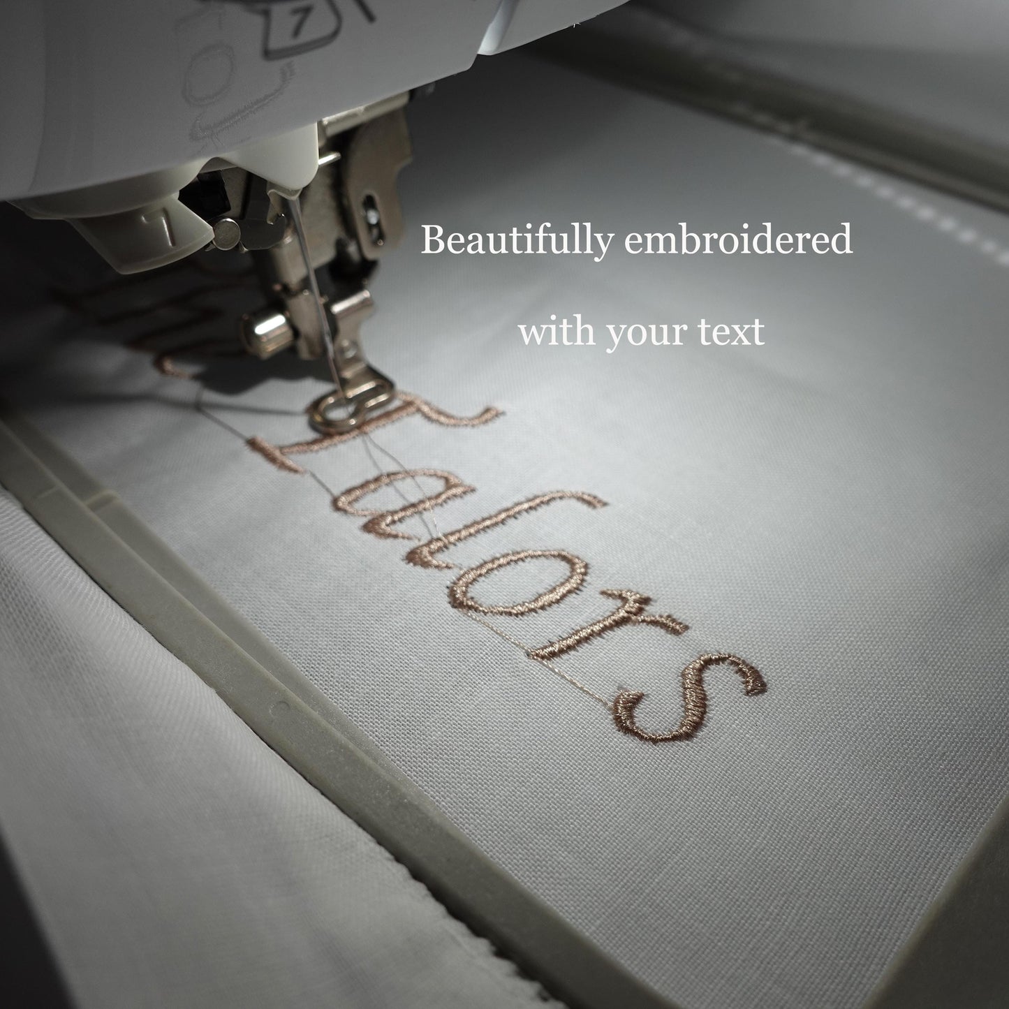 20x20" Monogram Embroidered Wedding Napkin