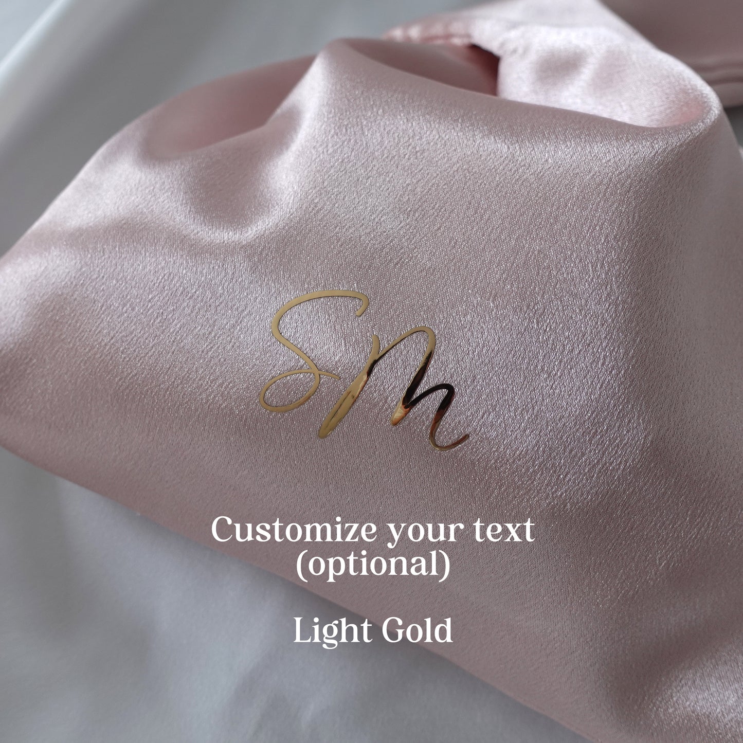 Personalized Mini Silk Stain Knot Bag