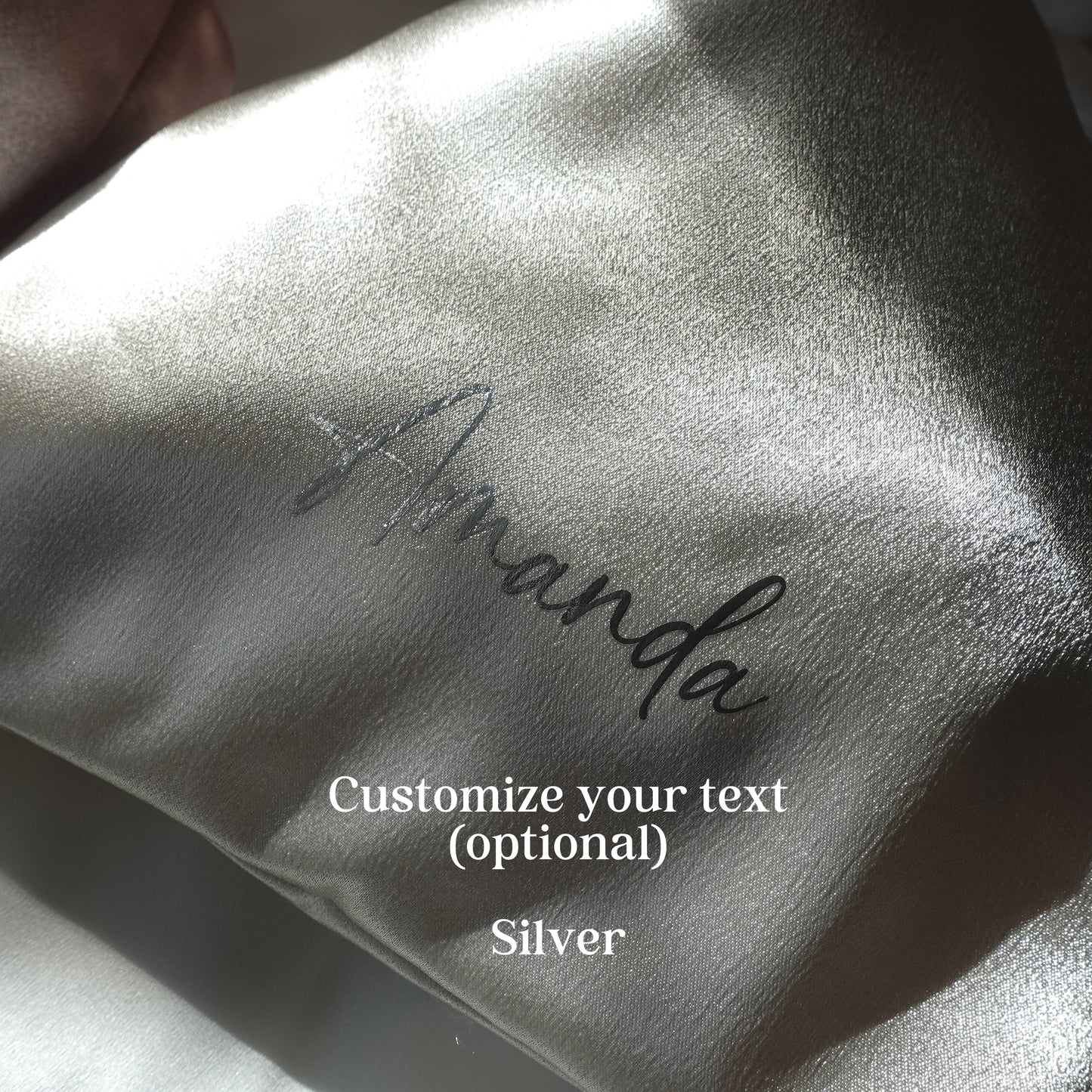 Personalized Mini Silk Stain Knot Bag