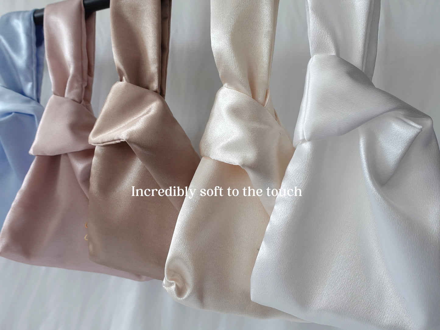 Personalized Mini Silk Stain Knot Bag