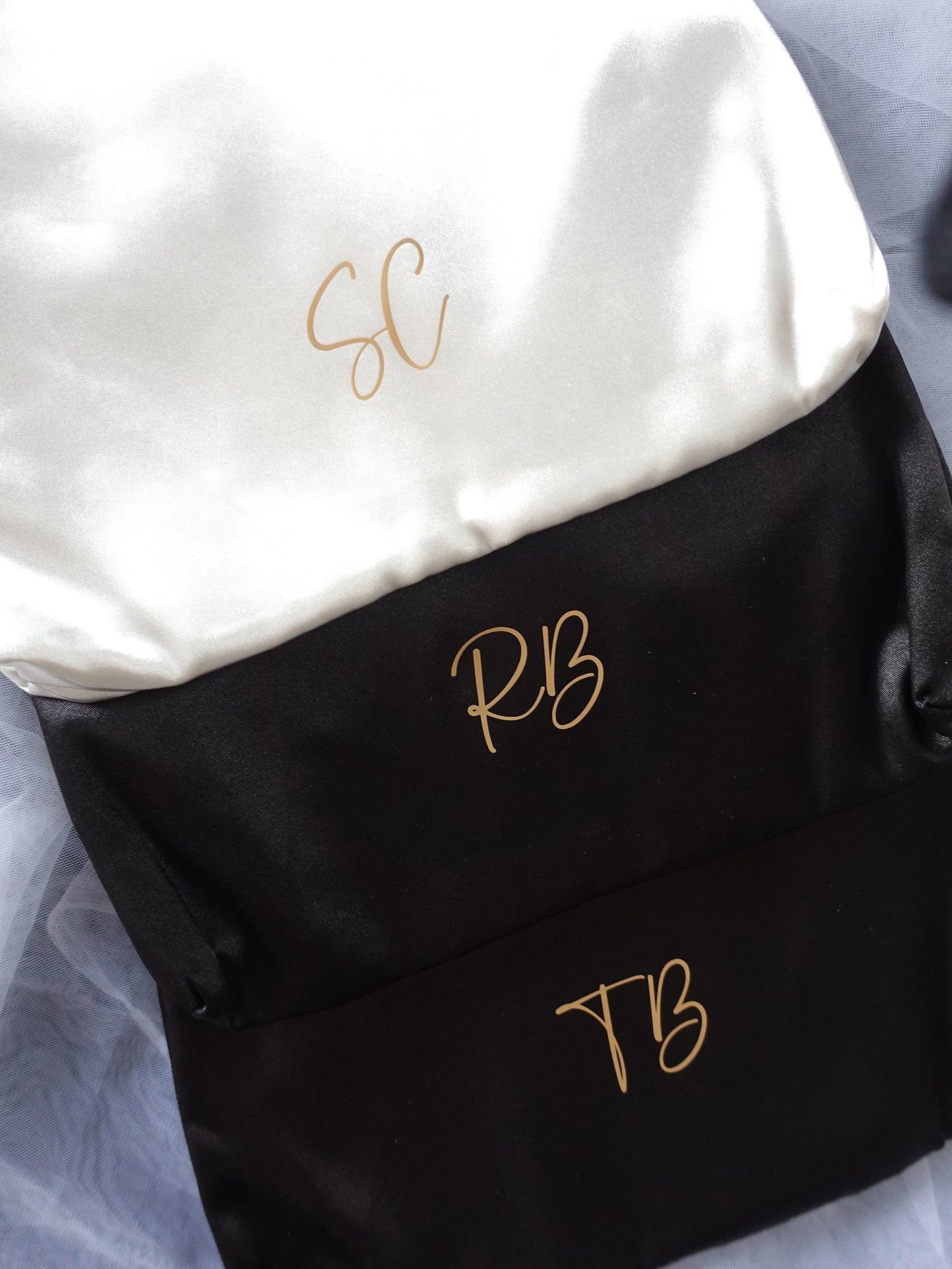 Personalized Mini Silk Knot Bag