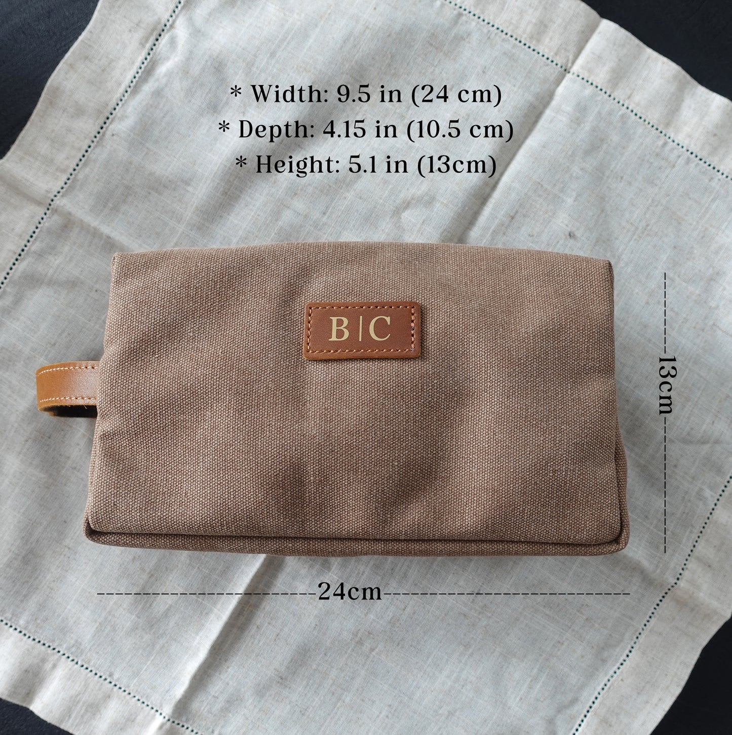 Personalized  Men's Toiletry Bag