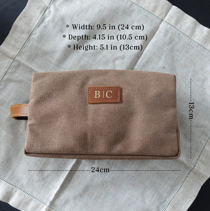 Personalized  Men's Toiletry Bag