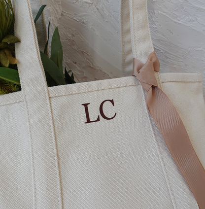 Personalized Mini Canvas Tote Bag, Shoulder Bag