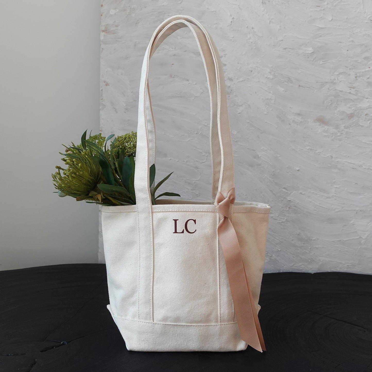 Personalized Mini Canvas Tote Bag, Shoulder Bag