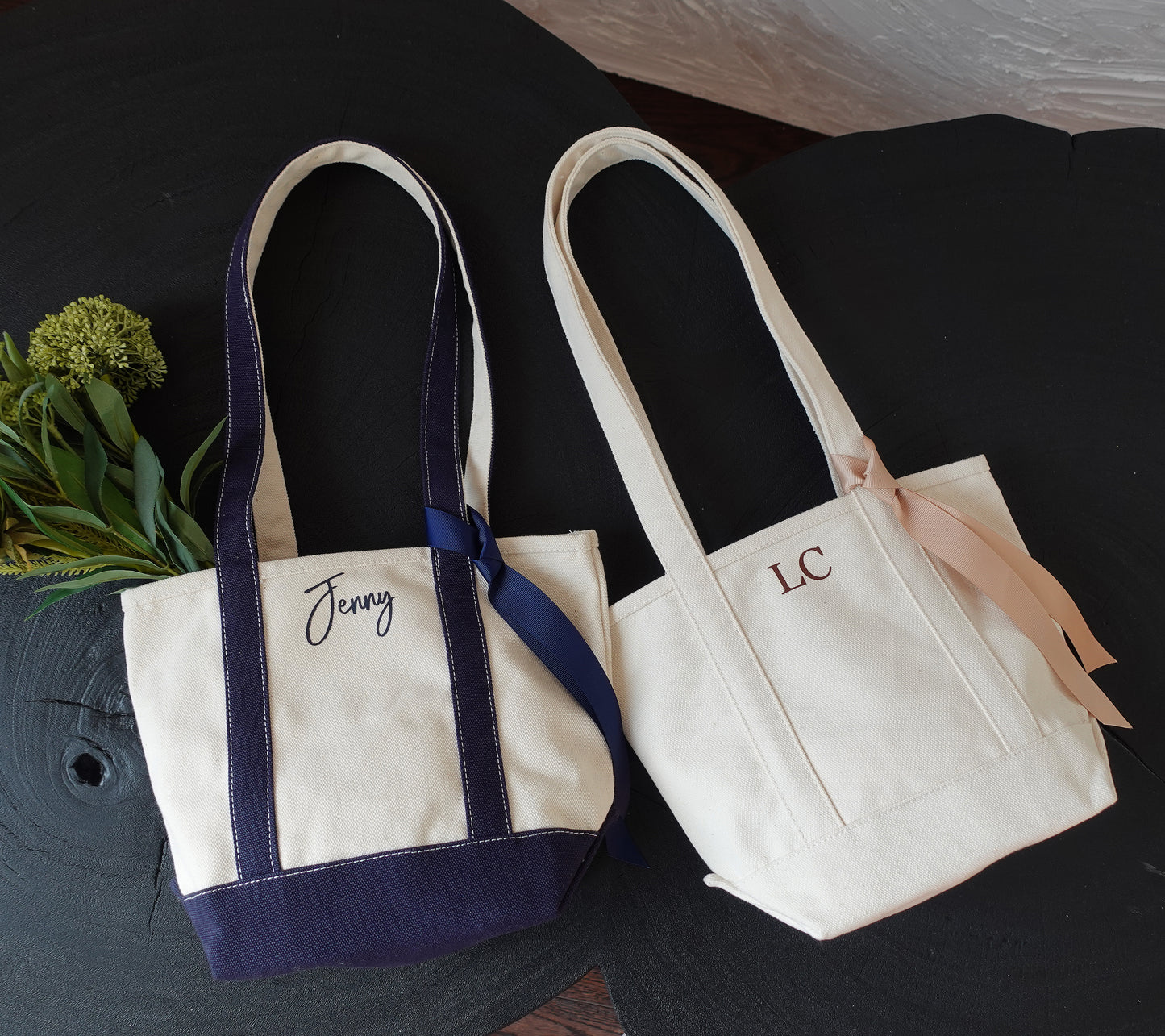 Personalized Mini Canvas Tote Bag, Shoulder Bag