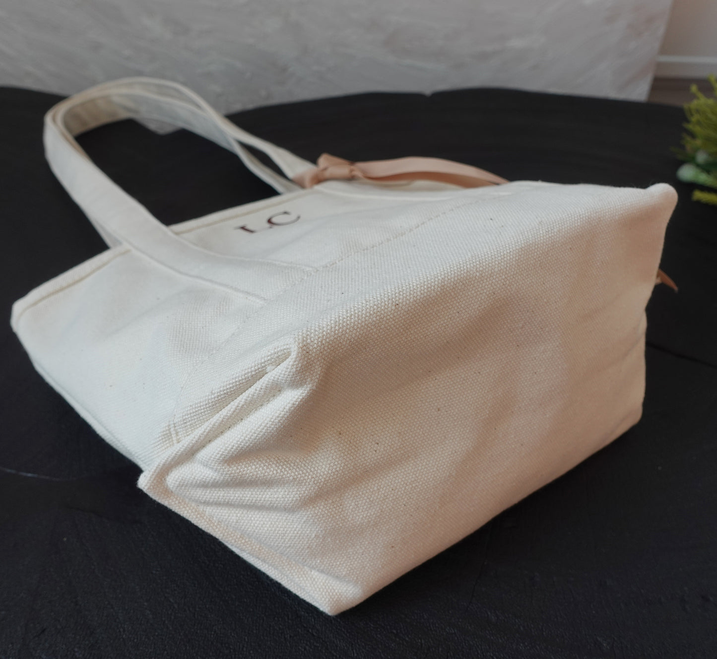 Personalized Mini Canvas Tote Bag, Shoulder Bag