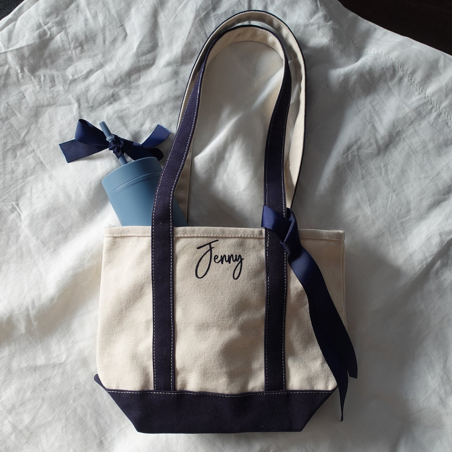 Personalized Mini Canvas Tote Bag, Shoulder Bag