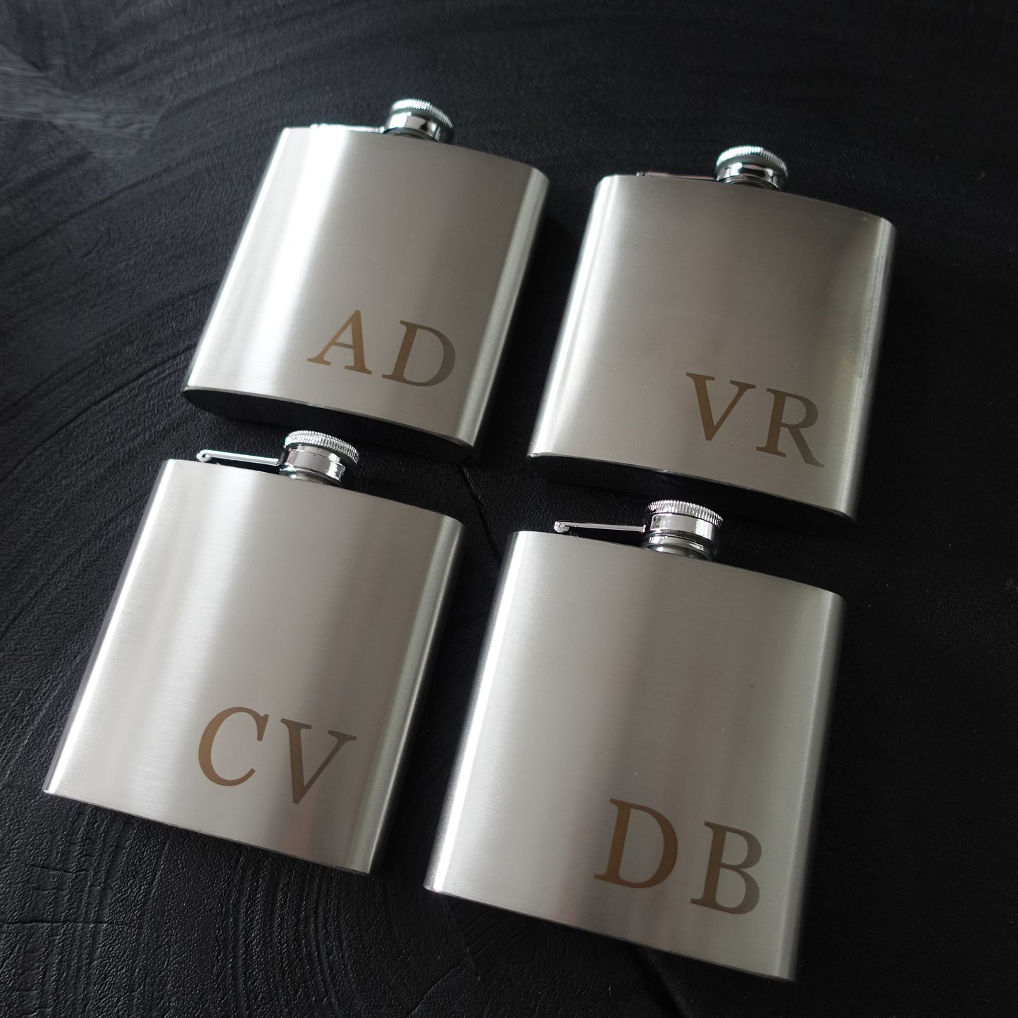 Personalised Hip Flask, 6oz, 304 Stainless Steel