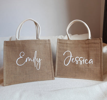 Personalized Jute  Bag