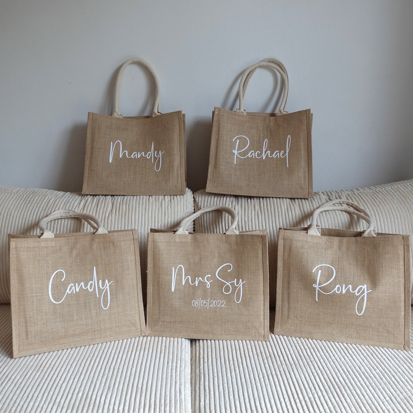 Personalized Jute  Bag