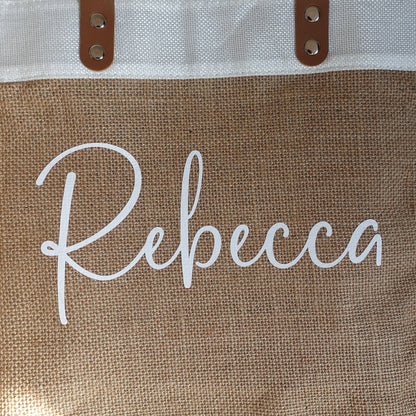 Personalized Jute Bag