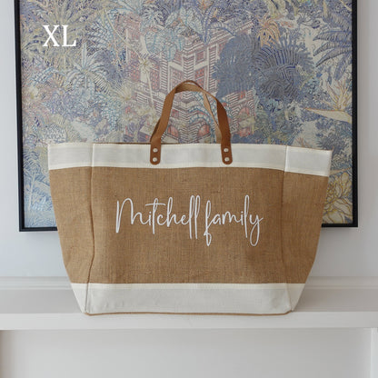 Personalized Jute Bag