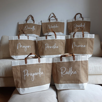 Personalized Jute Bag