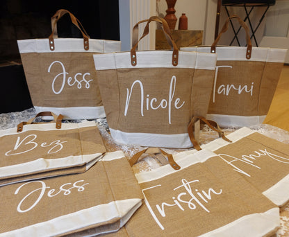 Personalized Jute Bag