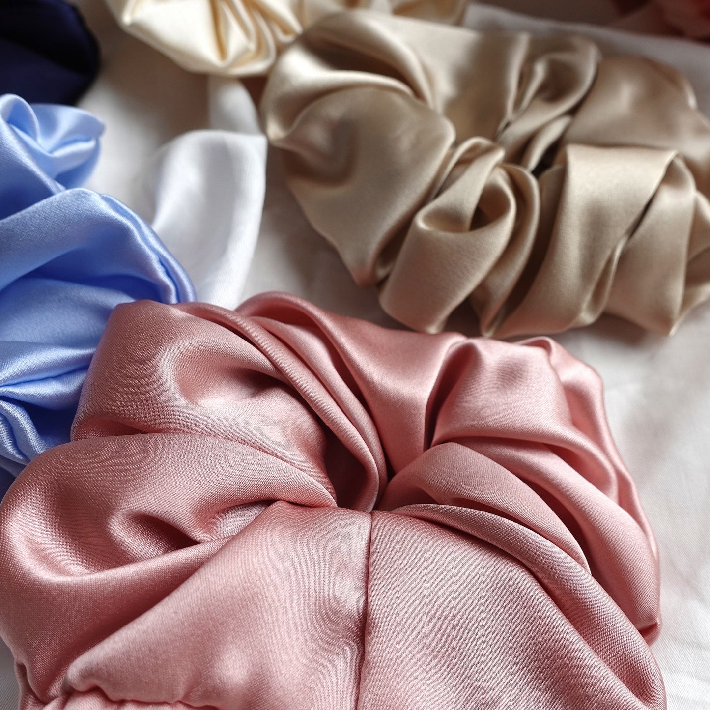 Silk Hair Skinny Scrunchie, 100% Mulberry Silk  Hair Scrunchies , Bridesmaid Gifts,  Bachelorette Party Gifts , Bridesmaid Proposal, Wedding