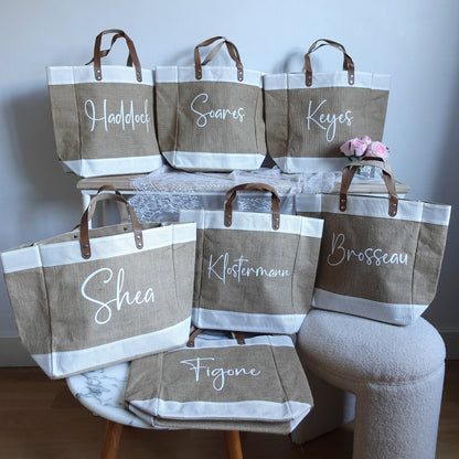 Personalized Jute Bag