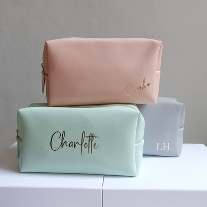 Toiletry Bag PU Leather Makeup Bag