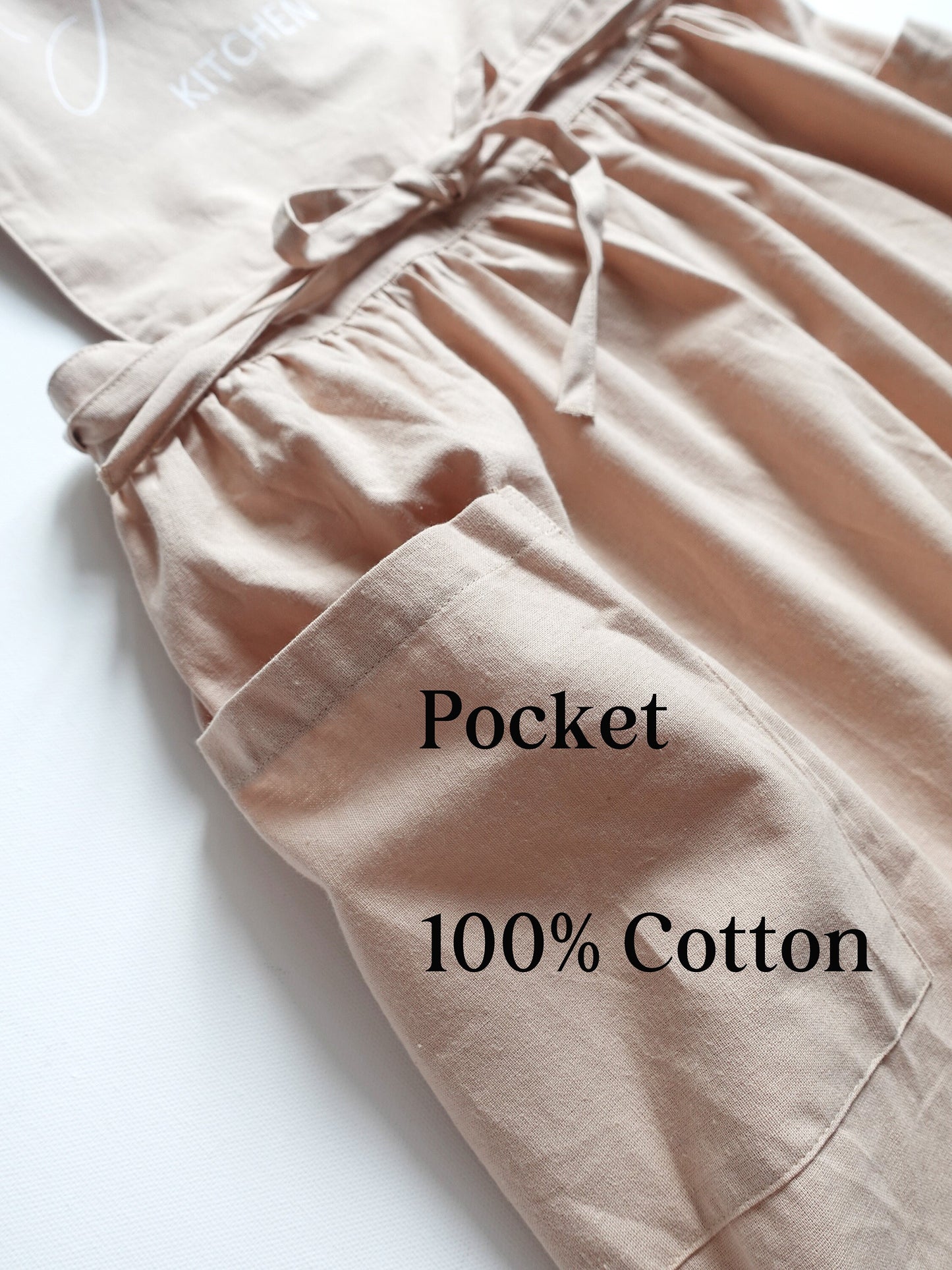 Personalized Apron Dress with Pockets