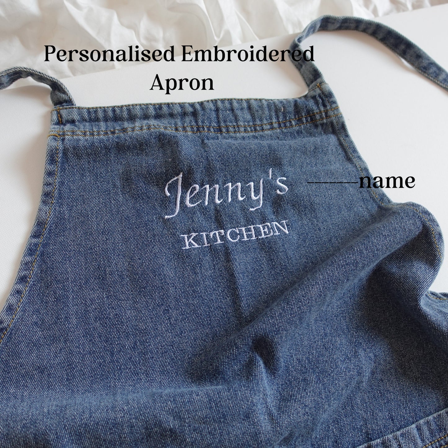 Custom  Denim apron