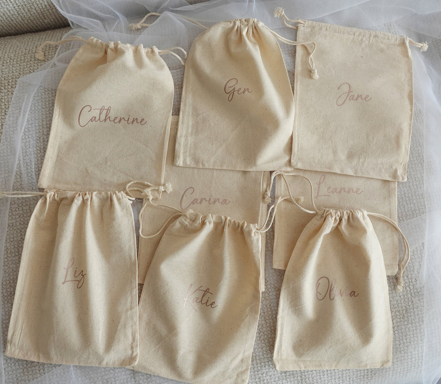 Personalized Drawstring Favor Bag