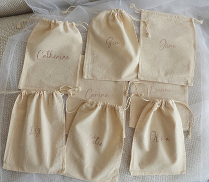Personalized Drawstring Favor Bag