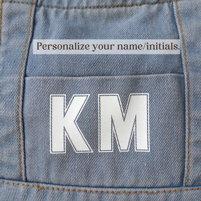 Personalized Denim Tote Bag