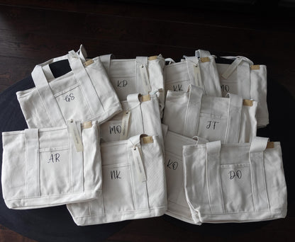 Personalized Canvas Tote Bag, Fits A4