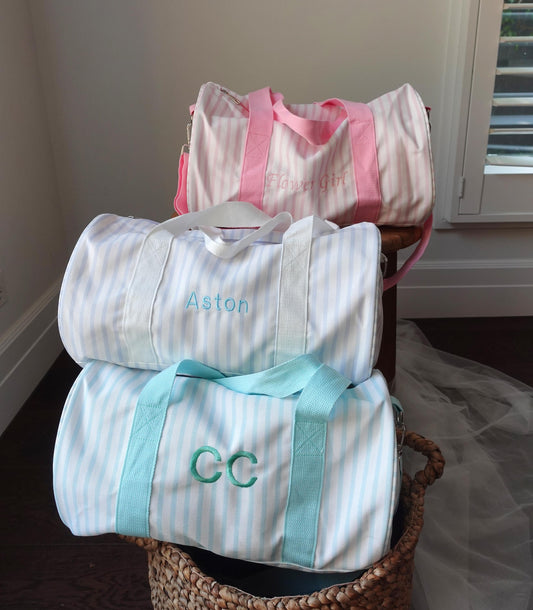 Personalized Kids Duffel Bag,Embroidered Name