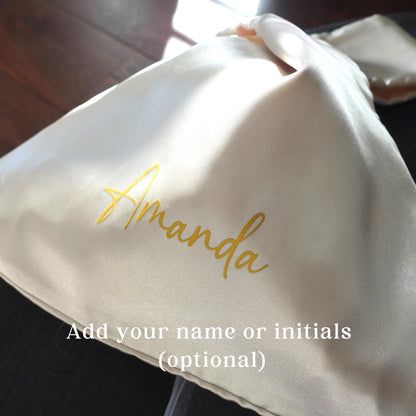 Personalized Mini Silk Knot Bag