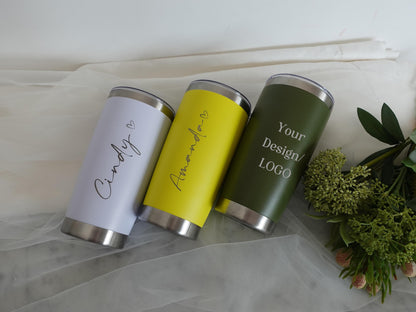 Custom Name 20oz Stainless Steel Tumbler