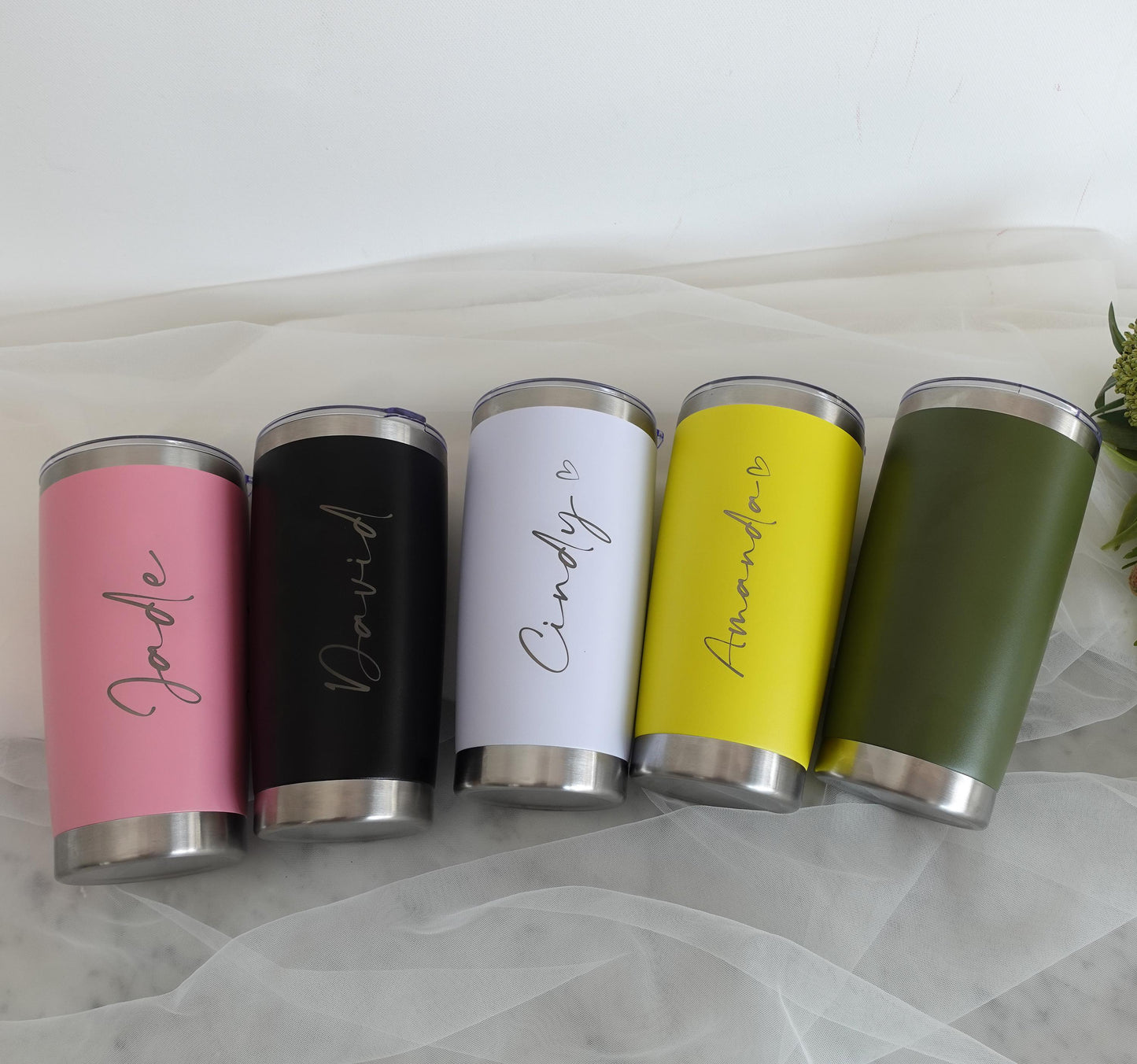 Custom Name 20oz Stainless Steel Tumbler