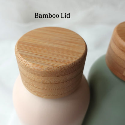 Engraved Tumbler, Personalized bottle, Wooden lid