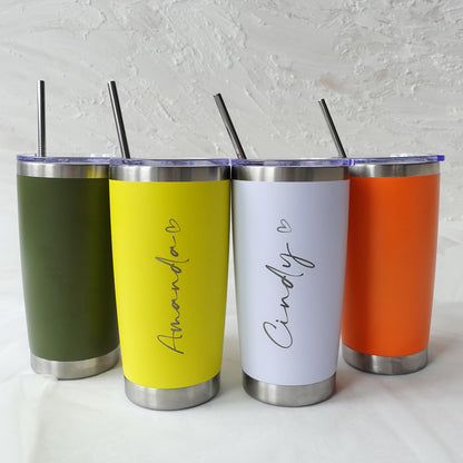 Custom Name 20oz Stainless Steel Tumbler