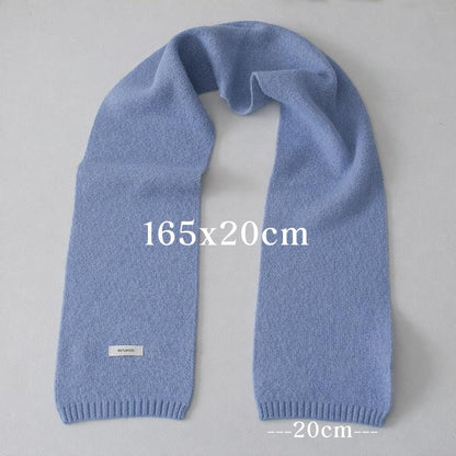 Custom Embroidered Wool Scarf with Initials or Name