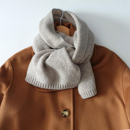 Custom Embroidered Wool Scarf with Initials or Name