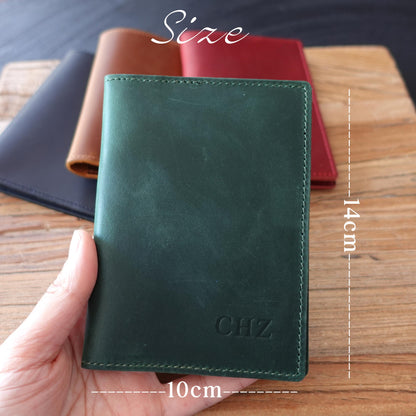 Personalised Leather Passport Holder & Keyring
