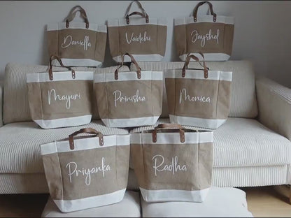 Personalized Jute Bag