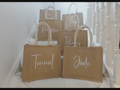 Personalized Jute  Bag
