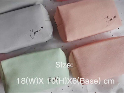 Toiletry Bag PU Leather Makeup Bag
