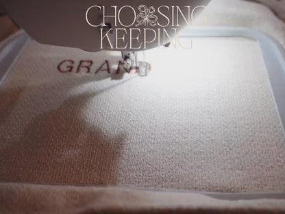 Personalized Embroidery Tea Towel
